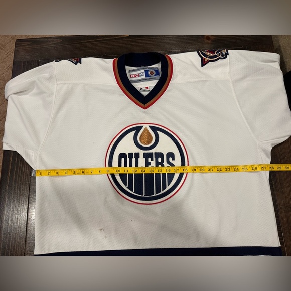 Professional Edmonton Oilers NHL Hockey Jersey ~ Air Knit Maska - Picture 9 of 10